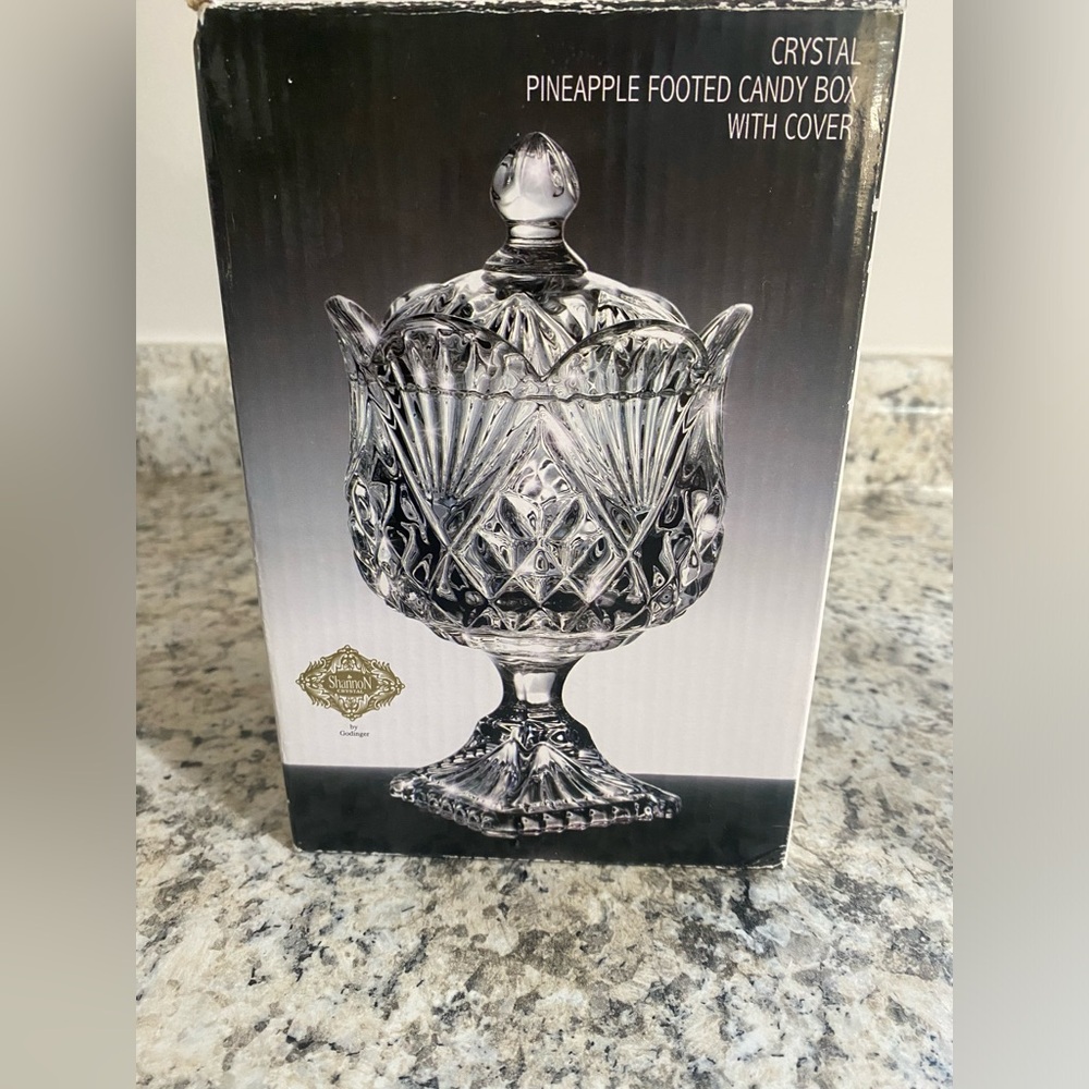 Vintage Crystal Candy Dish